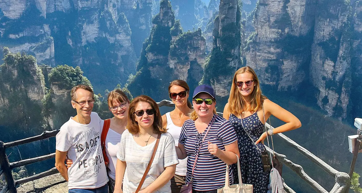 Zhangjiajie, the viewing deck